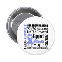 Stomach Cancer I Wear Periwinkle Ribbon TRIBUTE Pin