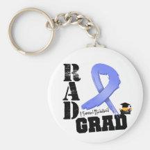 Stomach Cancer Radiation Therapy RAD Grad Key Chain