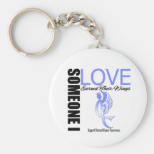 Stomach Cancer Someone I Love Earned Their Wings Keychains