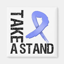 Stomach Cancer Take A Stand Fridge Magnets