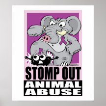Stomp Out Animal Abuse Posters