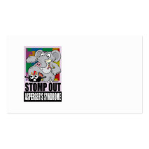 Stomp Out Asperger's Syndrome Business Card Templates