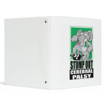 Stomp Out Cerebral Palsy Vinyl Binder