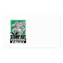 Stomp Out Cerebral Palsy Business Card Template
