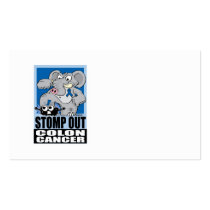 Stomp Out Colon Cancer Business Card