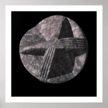 Stone Age Softball (Pre-Columbian) Print