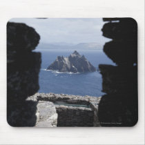 Stone Beehive Monk Huts Clochanson Skellig Michael Mousepads