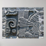 Stone carved wall print