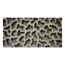 Stone Carving Pattern Photo Card