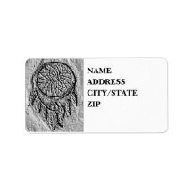 'Stone Catcher' Custom Address Label
