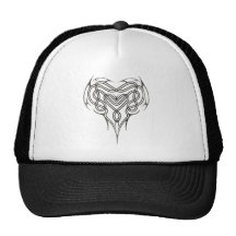 Stone Celtic Heart Knot Trucker Hat