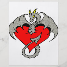 Stone Dragon & Heart Full Color Flyer