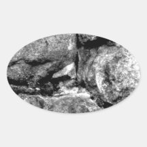 Stone faces sticker