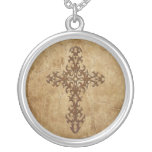 Stone Gothic Cross necklaces