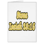 Stone Isaiah 28:16 Card