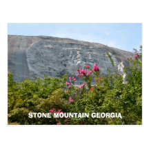 Stone Mountain Georgia Monument to the Confederacy Postcard
