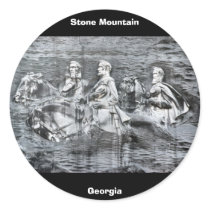 Stone Mountain, Georgia Round Stickers