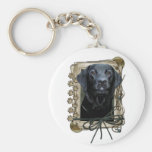 Stone_Paws_Labrador_Black Key Chains