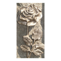 Stone Rose Photo Greeting Card
