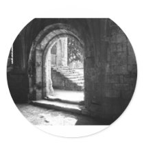 stone-stairs-in-fountains-abbey sticker