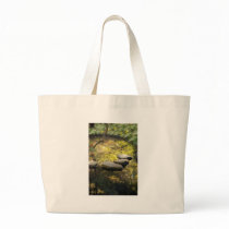 Stone Steps Across A Pond Canvas Bags