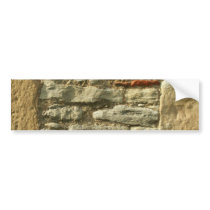 Stone Wall Image. Bumper Stickers