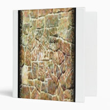 Stone wall pattern by Valxart.com Vinyl Binder