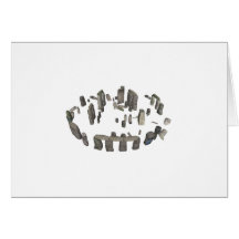 Stonehenge: 3D Model: Greeting Card