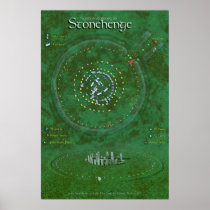 Stonehenge Map Print