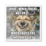Stoner Dog Internet Magnet