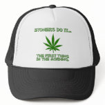Stoners Do It... First Thing In The Morning. hats