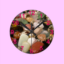 Stones and bangles wall clocks