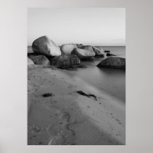 Stones in the sea plakatdruck