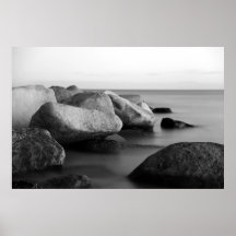 Stones in the sea posterdruck