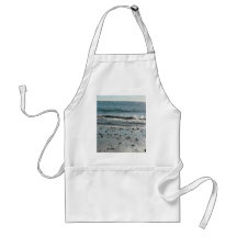Stones On Beach Shore Apron