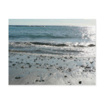 Stones On Beach Shore Post Card
