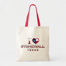 Stonewall, Texas Canvas Bag