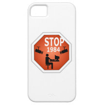 Stop 1984 Sign iPhone 5 Case