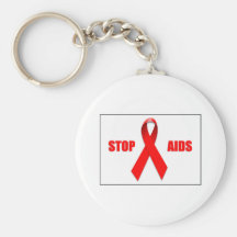 STOP AIDS KEY CHAIN