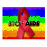 Stop AIDS (Rainbow) Post Card