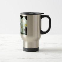 stop and smell the flowers travel mug mugs