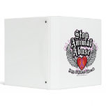 Stop Animal Abuse Wings Binder