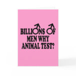 Stop animal testing feminist humour birthday