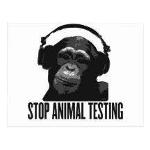 stop animal testing postcards