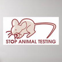 Stop Animal Testing Posters