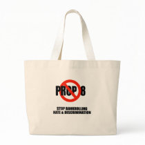 STOP BANKROLLING HATE AND DISCRIMINATION CANVAS BAGS