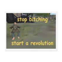 stop bitching postcards