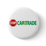 Stop Cap And Trade Pinback Button