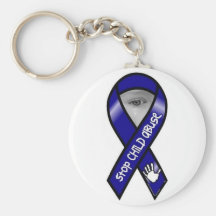 Stop Child Abuse Keychain