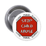 Stop Child Abuse Pinback Button